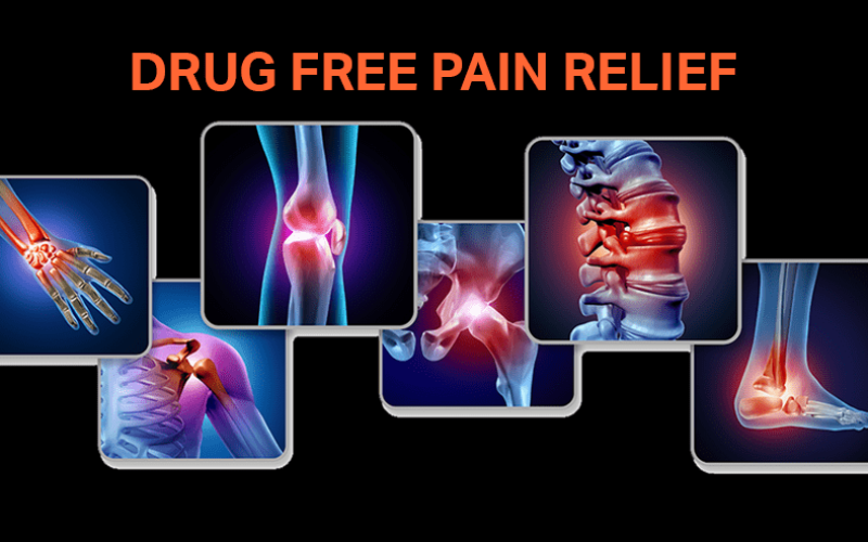 Drug Free Pain Relief - Image of body Pain Points